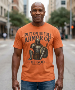 Armor of God T-Shirt — "Put On The Full Armor of God" Christian Faith Tee