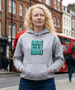 Forgive and Be Forgiven Printed Hoodie - Cozy Printed Hoodie - Unisex Heavy Blend Hooded Sweatshirt - Casual Wear