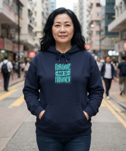 Forgive and Be Forgiven Printed Hoodie - Cozy Printed Hoodie - Unisex Heavy Blend Hooded Sweatshirt - Casual Wear