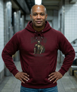 Faith-Inspired Fleece Hoodie, God Armor Hoodie, Spiritual Gift, Christian Apparel, Cozy Hoodie for Worship, Bible Verse Sweatshirt