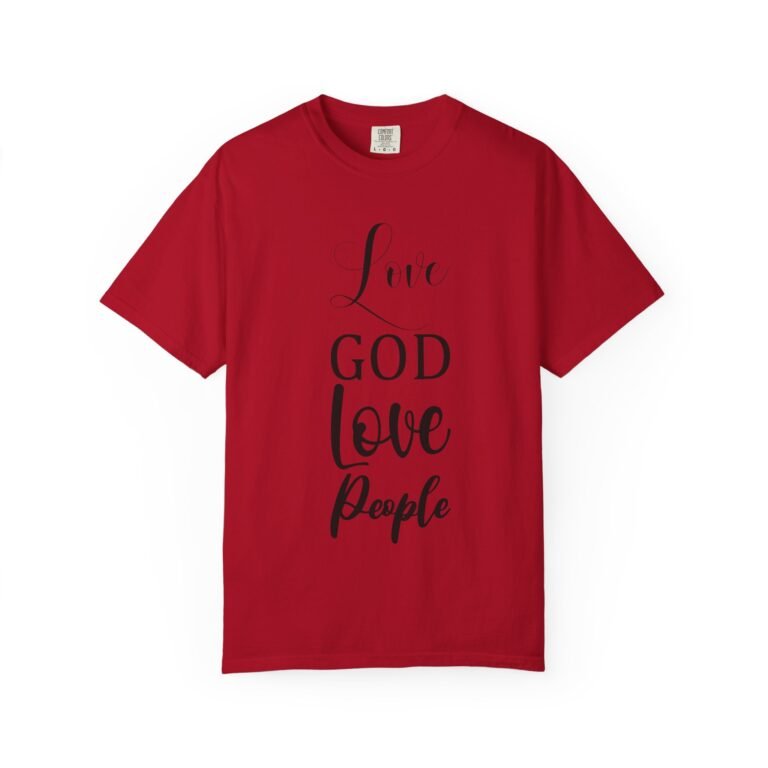 10129958877117134120_2048.jpeg Love God Love People Christian T-Shirt