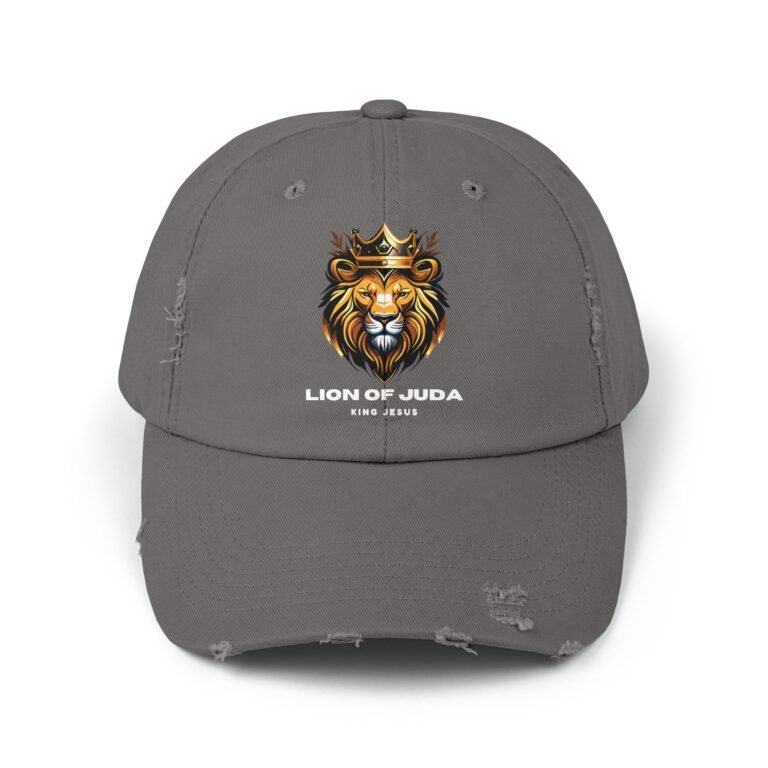 10302583909942535550_2048.jpeg Lion of Judah Distressed Christian Cap