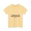Trust in the Lord With All Your Heart Christian T-Shirt