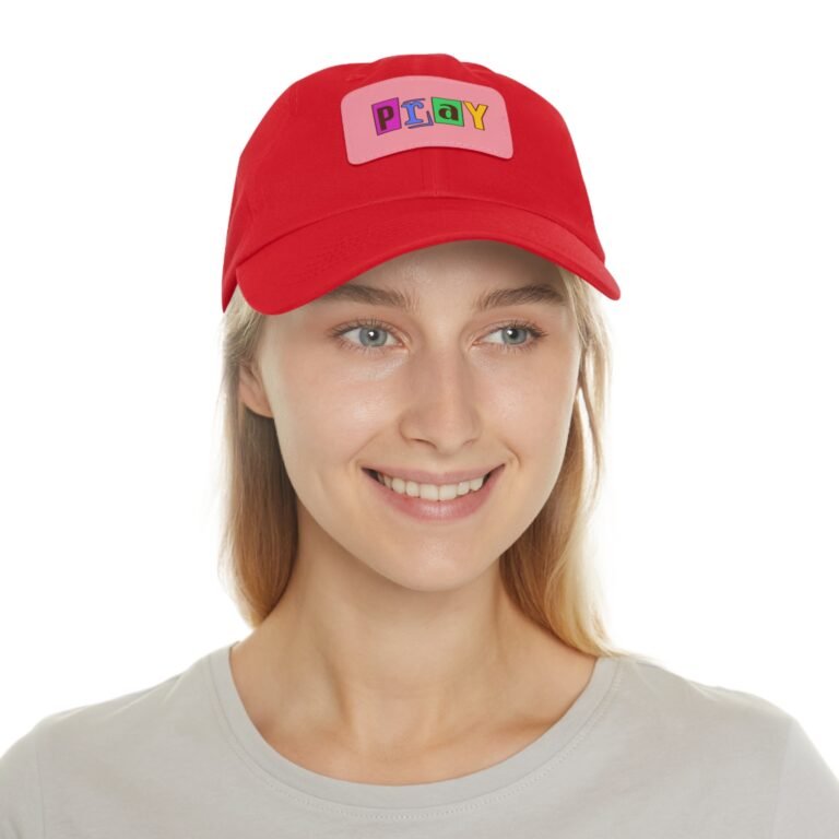Pray Leather Patch Christian Dad Hat