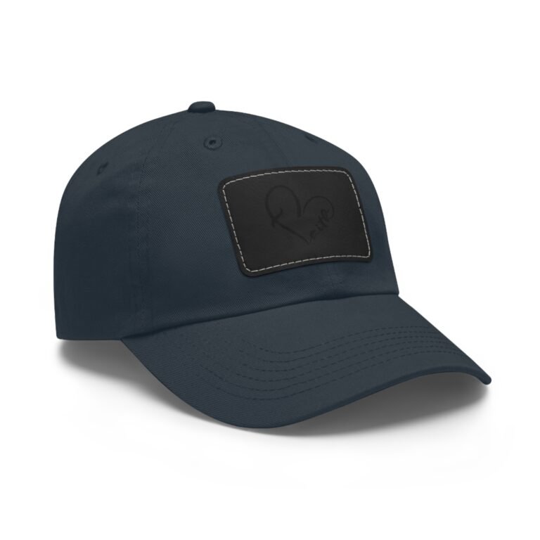 Handwritten Heart Petto Leather Patch Dad Hat