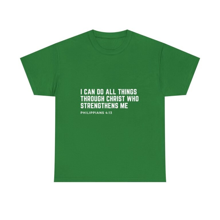 I Can Do All Things Philippians 4:13 Christian T-Shirt