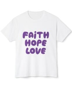 Faith Hope Love T-Shirt, Christian Religious Tee, Inspirational Shirt,