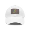 Rectangle Leather Patch Dad Hat