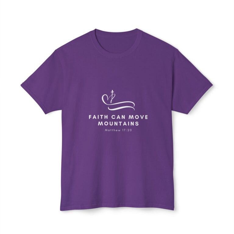 Faith Can Move Mountains Christian T-Shirt