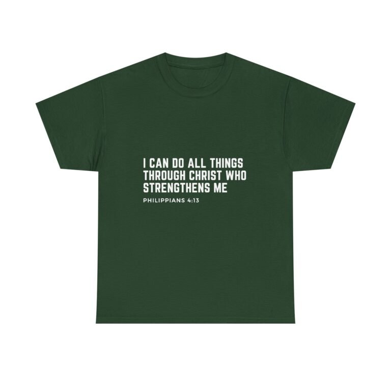 I Can Do All Things Philippians 4:13 Christian T-Shirt