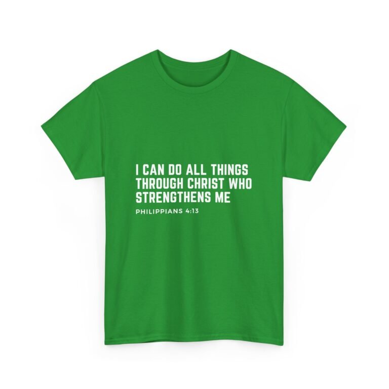 I Can Do All Things Philippians 4:13 Christian T-Shirt