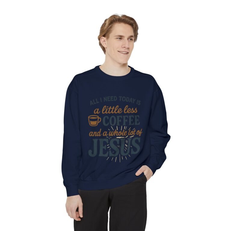 Coffee and Jesus Unisex Christian Sweatshirt