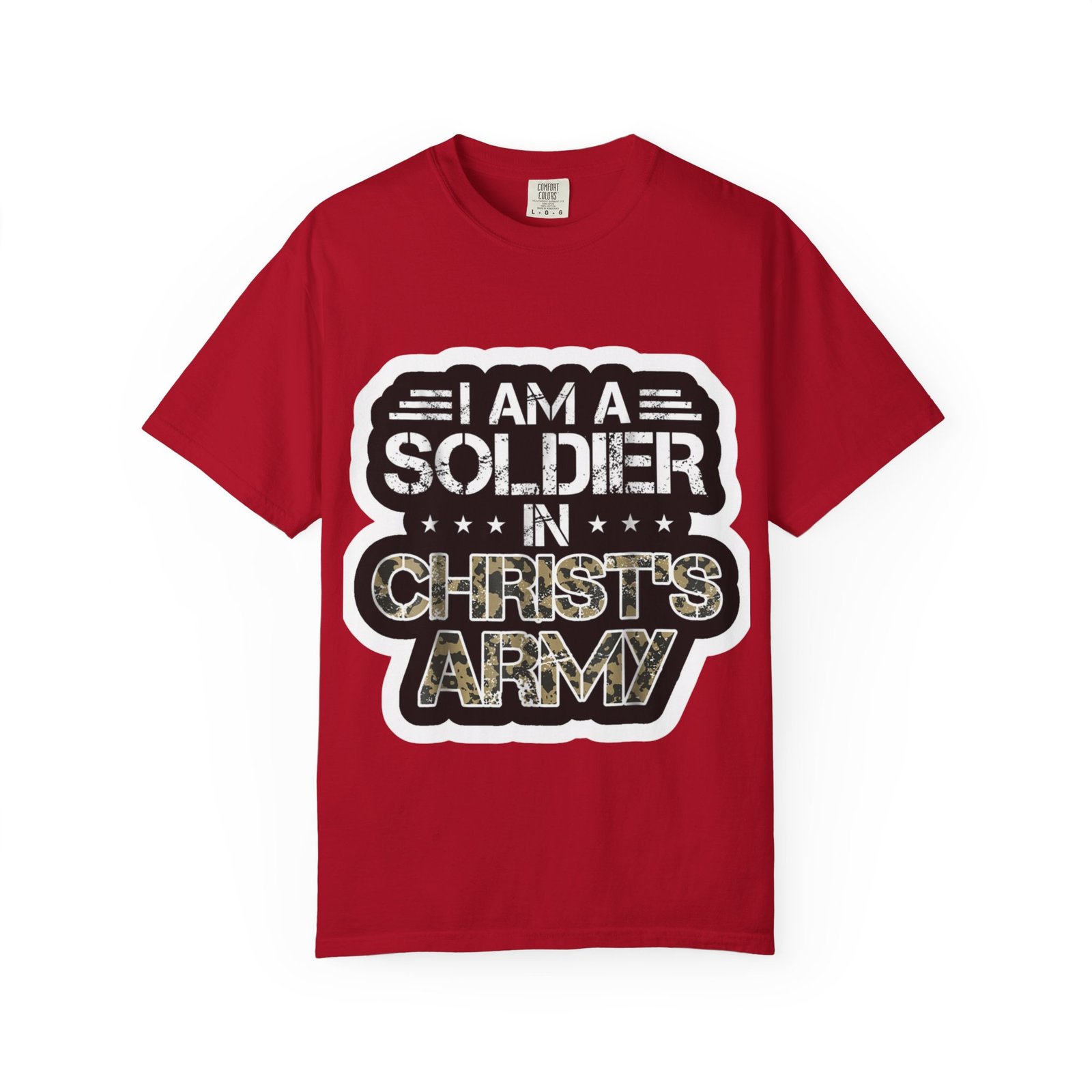 Soldier in Christ's Army T-Shirt - Image 2