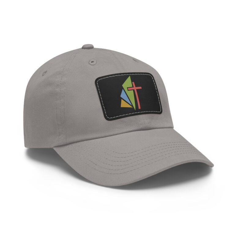 Rectangle Leather Patch Dad Hat
