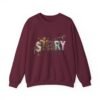 14163093962098893793_2048.jpeg He Is Risen Easter Cross Christian Sweatshirt