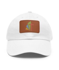 Dad Hat with Leather Patch (Rectangle)