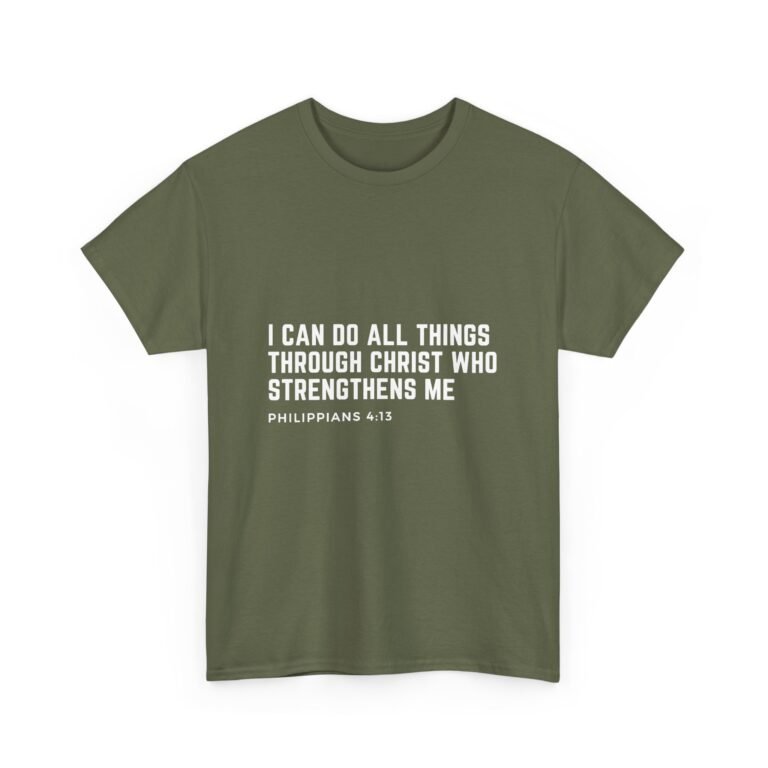 I Can Do All Things Philippians 4:13 Christian T-Shirt