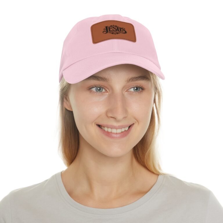 14763847468916422923_2048-1.jpeg Jesus Christian Leather Patch Dad Hat