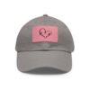 Handwritten Heart Petto Leather Patch Dad Hat