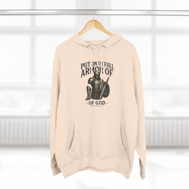 Full Armor of God Christian Fleece Hoodie