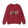15486643534373137571_2048.jpeg He Is Risen Easter Cross Christian Sweatshirt