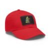 Rectangle Leather Patch Dad Hat