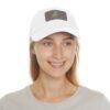 Rectangle Leather Patch Dad Hat
