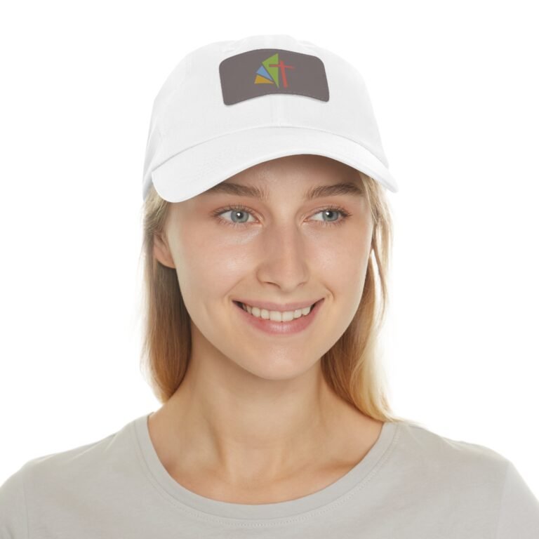 Rectangle Leather Patch Dad Hat