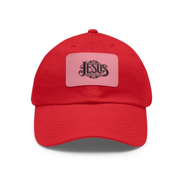 15922815491962006696_2048.jpeg Jesus Christian Leather Patch Dad Hat