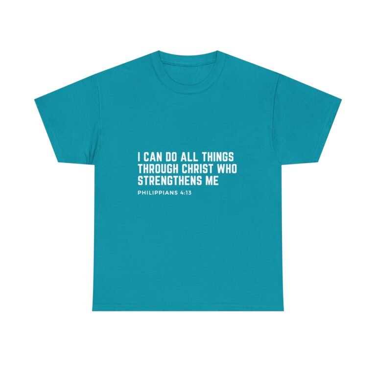 I Can Do All Things Philippians 4:13 Christian T-Shirt