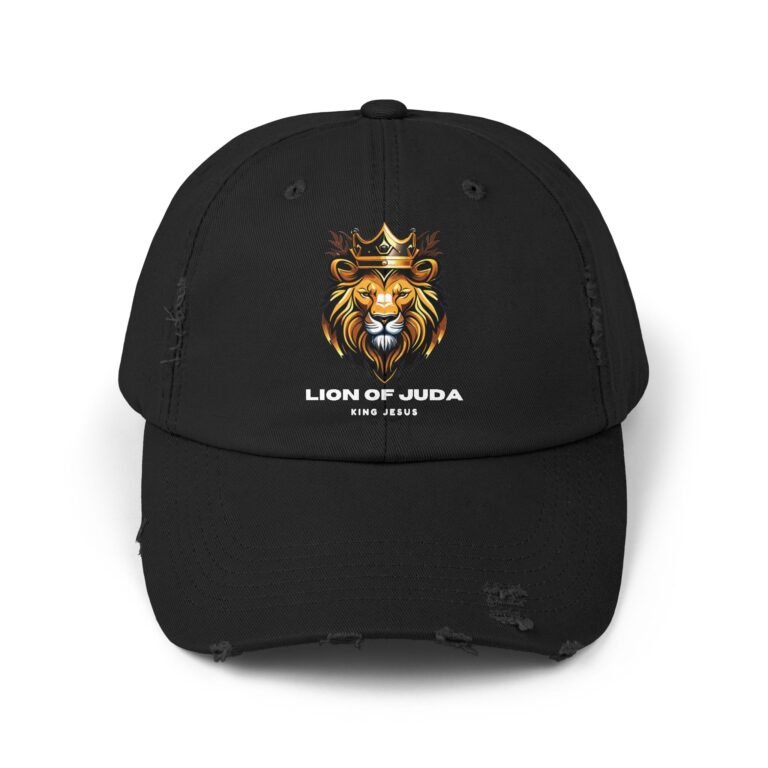 16444087284981471750_2048.jpeg Lion of Judah Distressed Christian Cap
