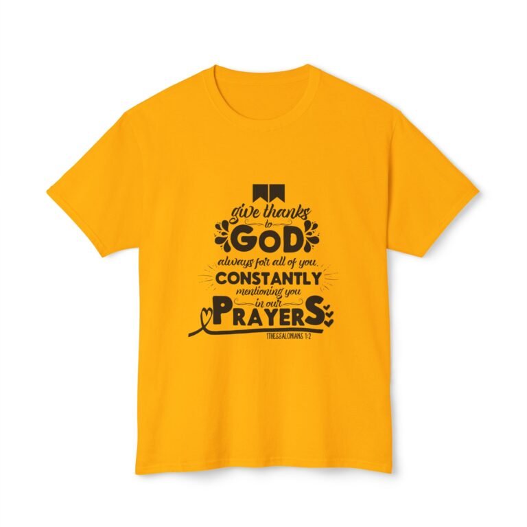 Give Thanks to God Unisex Christian T-Shirt