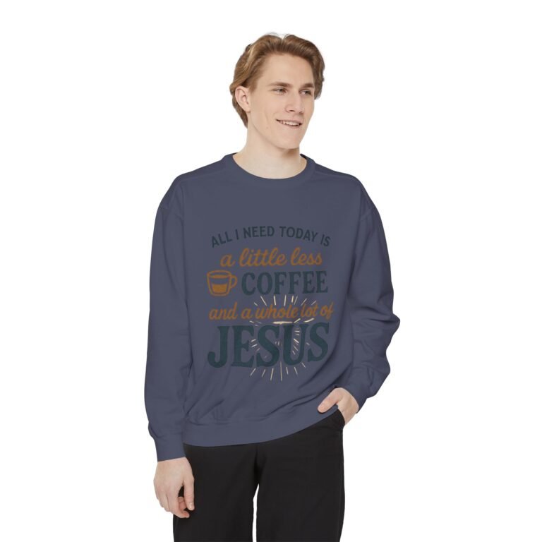 Coffee and Jesus Unisex Christian Sweatshirt
