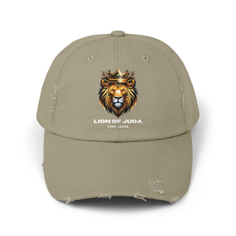 17039925320646431077_2048.jpeg Lion of Judah Distressed Christian Cap