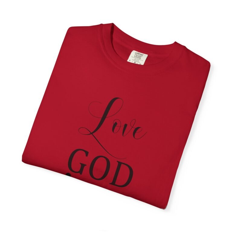 17280764279314516726_2048.jpeg Love God Love People Christian T-Shirt