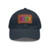 Pray Leather Patch Christian Dad Hat