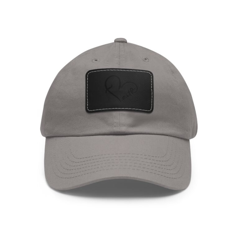 Handwritten Heart Petto Leather Patch Dad Hat
