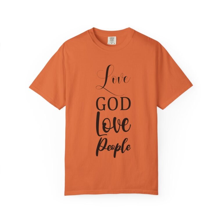 179920313806604180_2048.jpeg Love God Love People Christian T-Shirt