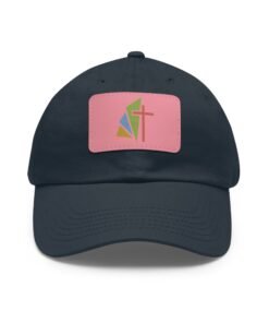 Dad Hat with Leather Patch (Rectangle)