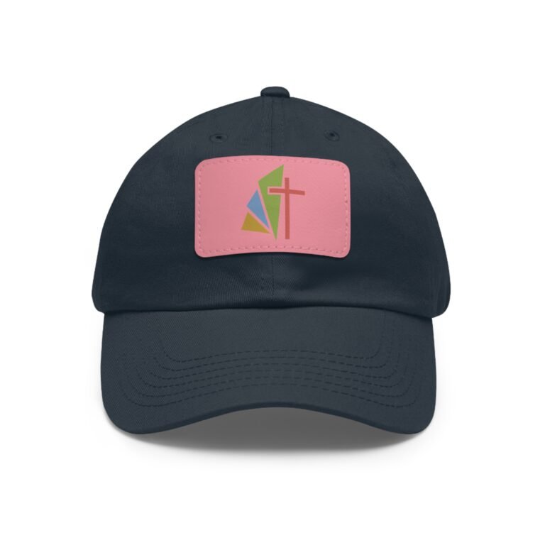 Rectangle Leather Patch Dad Hat