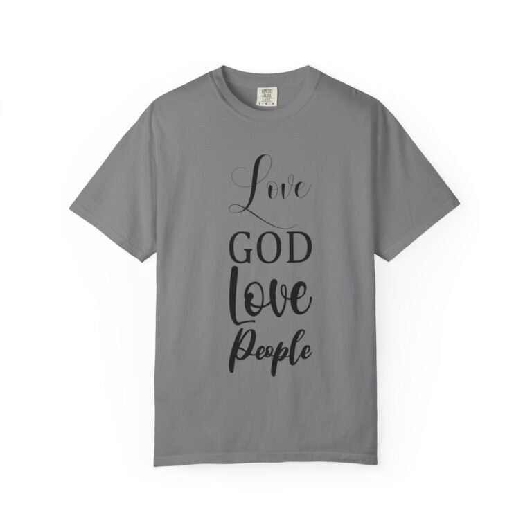 1951544269392026238_2048.jpeg Love God Love People Christian T-Shirt