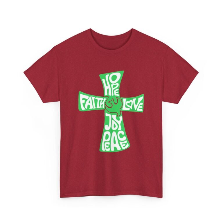 Faith Hope and Love Christian Graphic T-Shirt