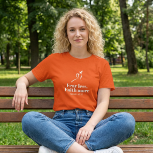 Fear Less Faith More Unisex Christian T-Shirt