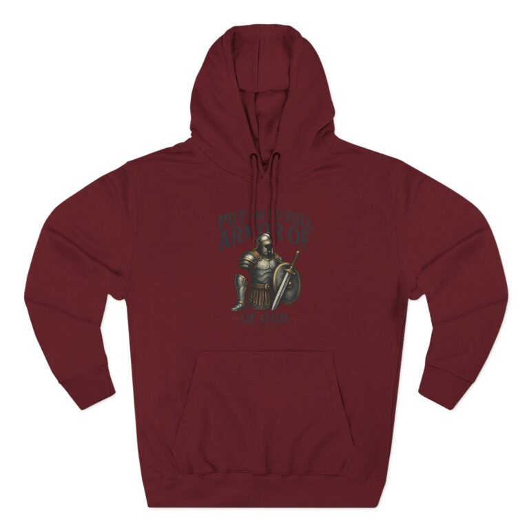 Full Armor of God Christian Fleece Hoodie