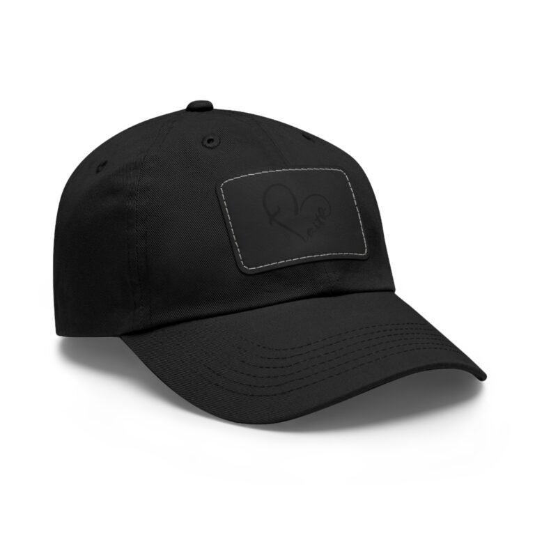 Handwritten Heart Petto Leather Patch Dad Hat