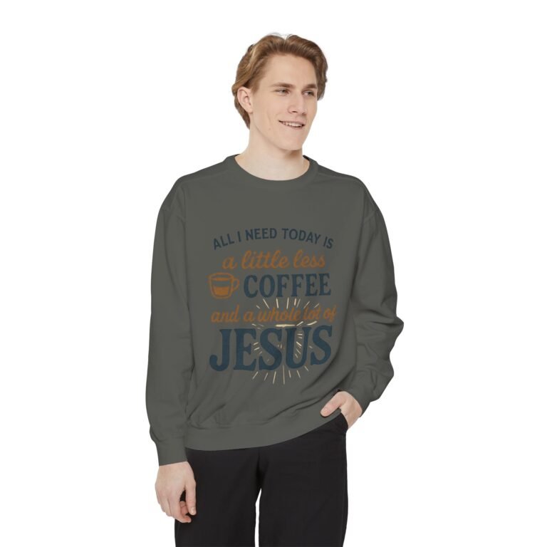 Coffee and Jesus Unisex Christian Sweatshirt