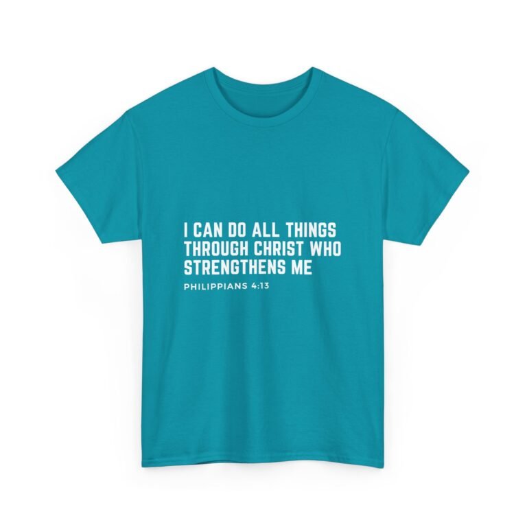 I Can Do All Things Philippians 4:13 Christian T-Shirt
