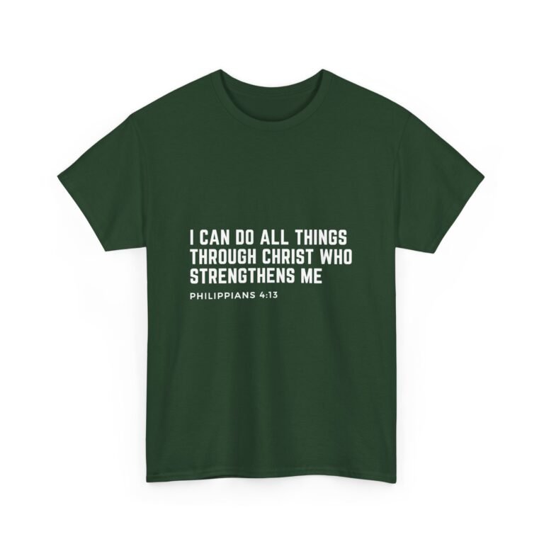 I Can Do All Things Philippians 4:13 Christian T-Shirt