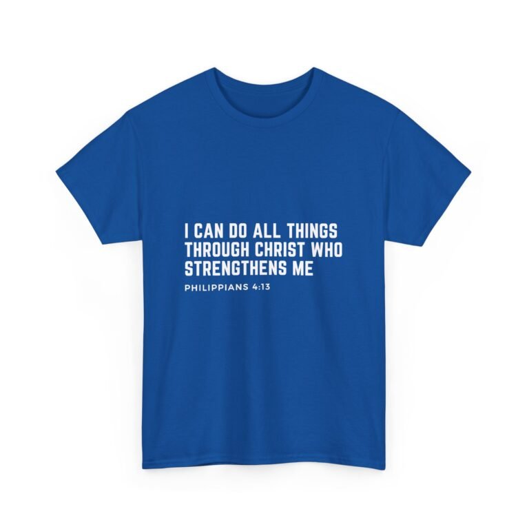 I Can Do All Things Philippians 4:13 Christian T-Shirt