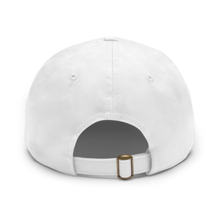 Rectangle Leather Patch Dad Hat